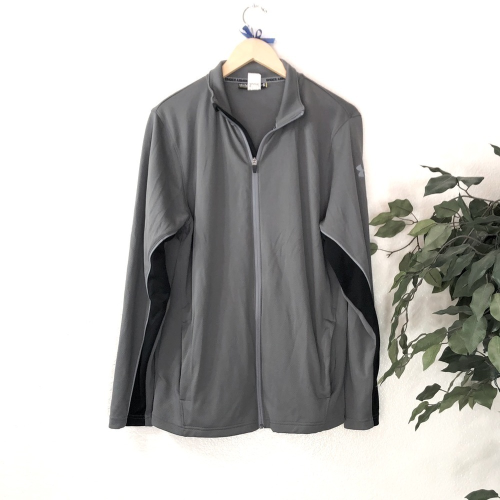 Men’s Under Armour Grey Zipper Loose Jacket